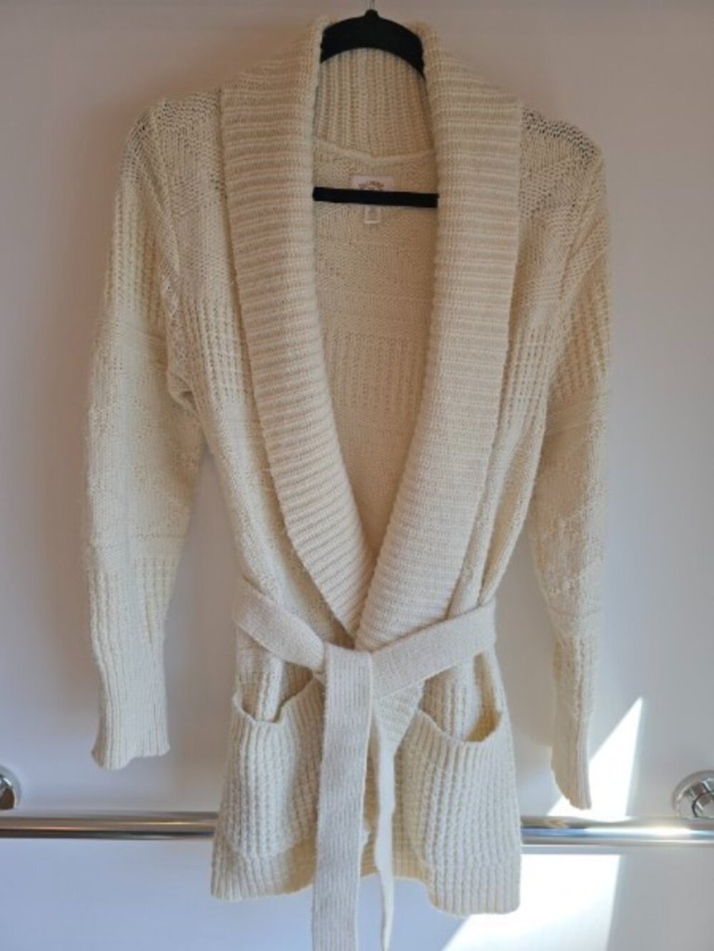 Billabong X Wrangler Collab Cable Knit Cardigan Sweater